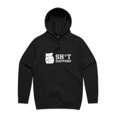 SH*T HAPPENS HOODIE (White Text)  Thumbnail